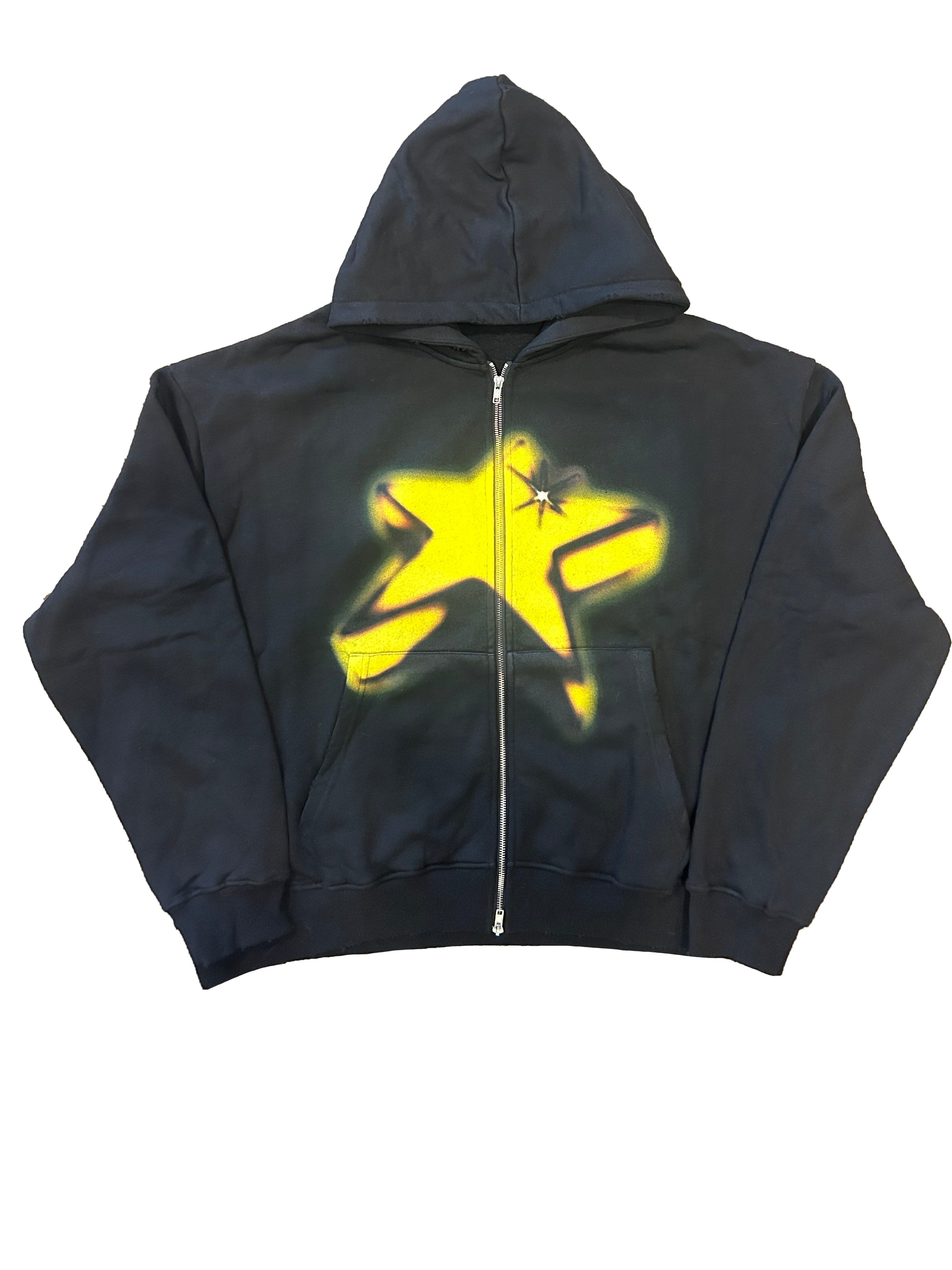 Airbrushed 3D Star Sweatshirt